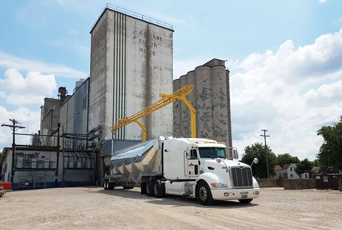 Truck at a cement plant